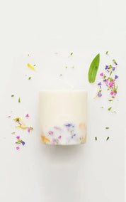 The MUNIO Candle Pillar Wild Flowers