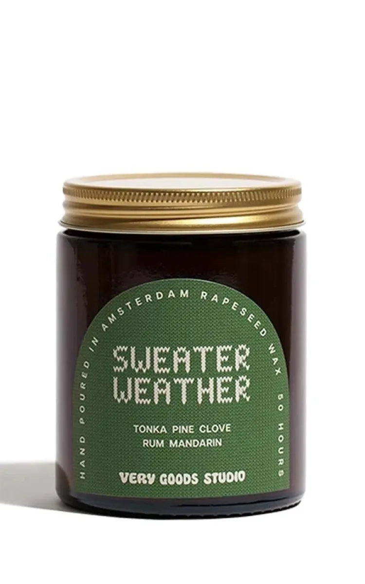 Very Goods Studio Candle Sweater Weather