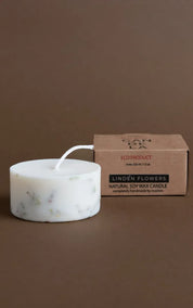 The MUNIO Candle Pillar Mini Linden Flowers