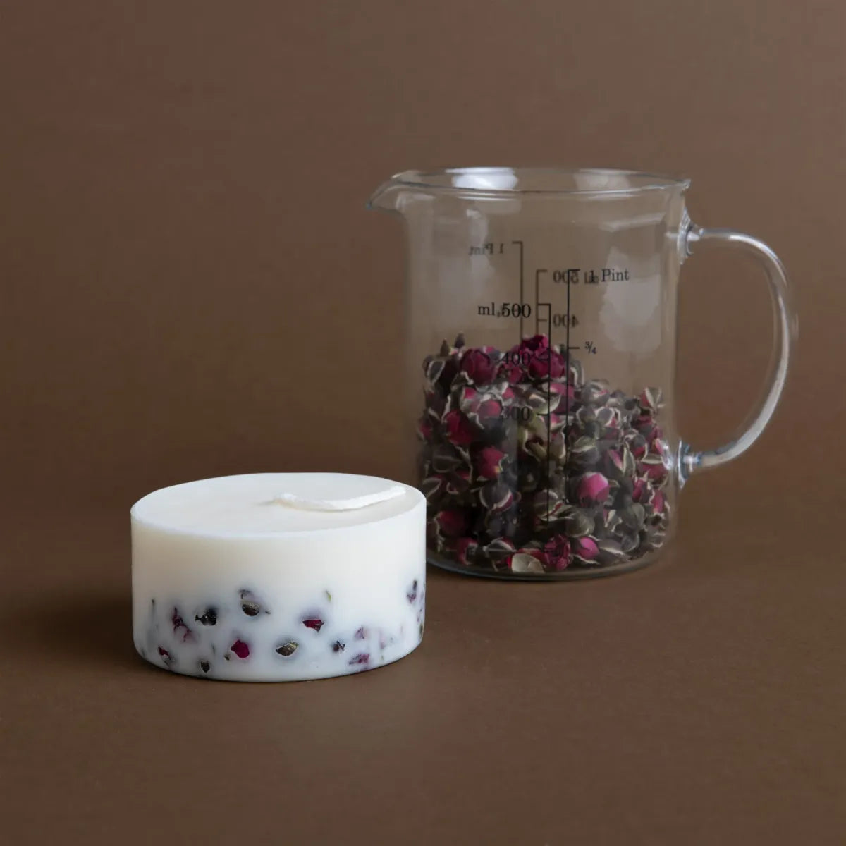 The MUNIO Candle Pillar Mini Rose