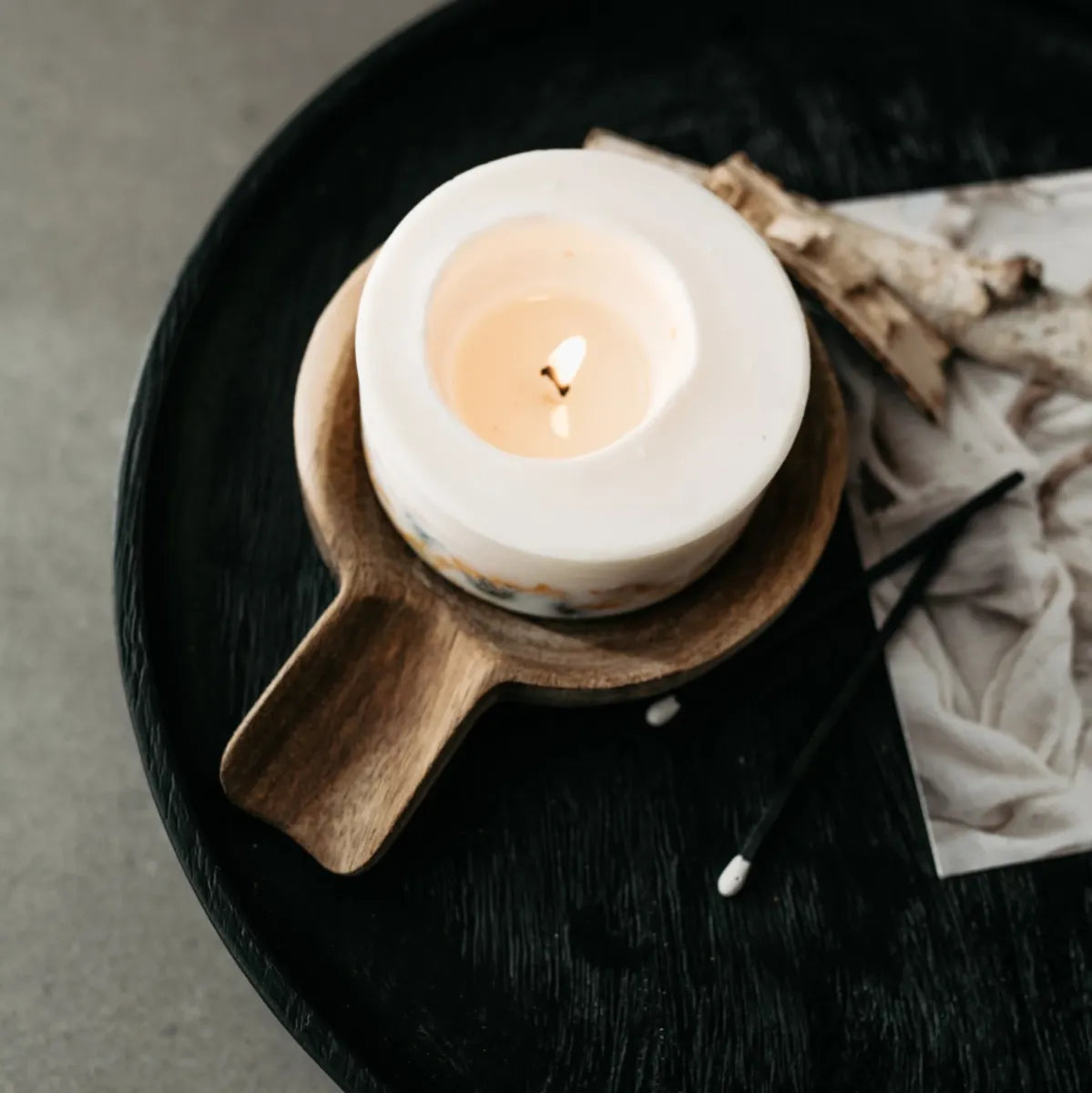 The MUNIO Candle Pillar Mini Wild Flowers