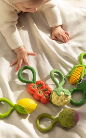 Oli & Carol Cauliflower Rattle Toy