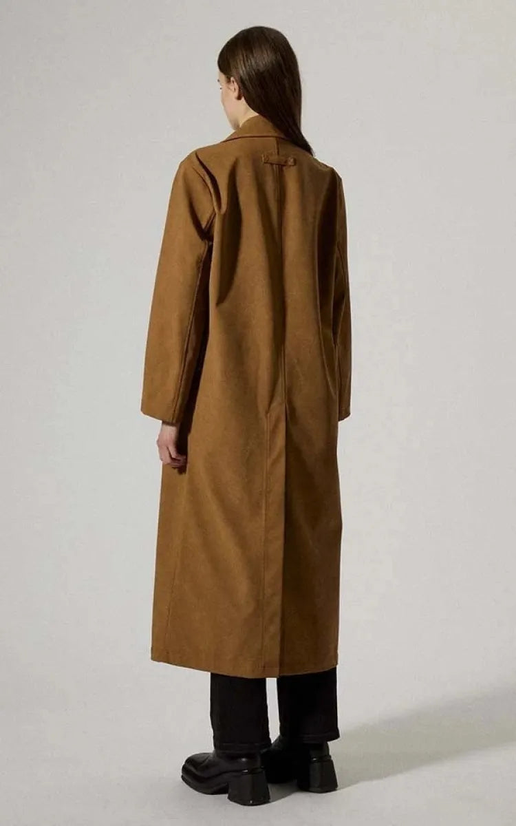 Brixtol Textiles Coat Olivia Faux Suede