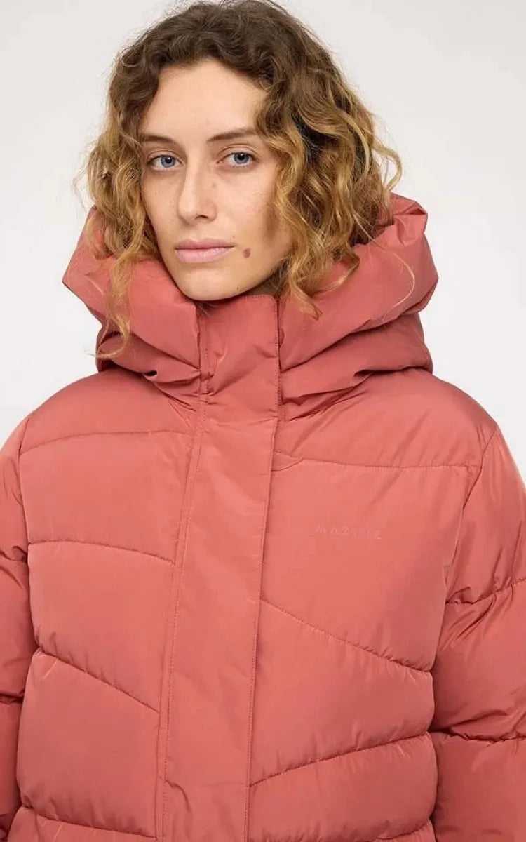 Mazine Coat Puffer Waves Quilt