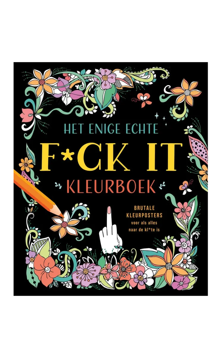 Deltas Het Enige Echte F*ck It Kleurboek