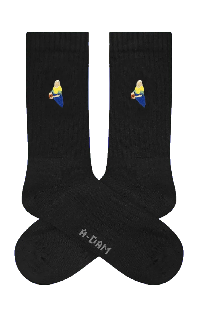 A-dam Underwear Crew Socks Milkmaid