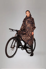Rainkiss Poncho Dark Leopard