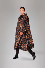 Rainkiss Poncho Dark Leopard