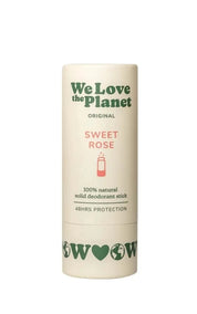 We Love The Planet Deodorant Stick - Sweet Rose