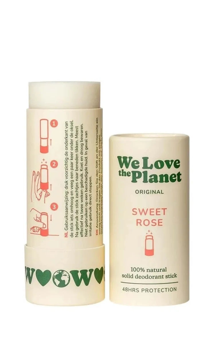 We Love The Planet Deodorant Stick - Sweet Rose