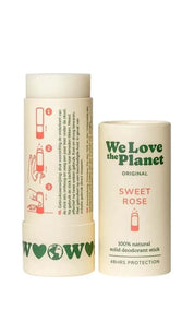 We Love The Planet Deodorant Stick - Sweet Rose