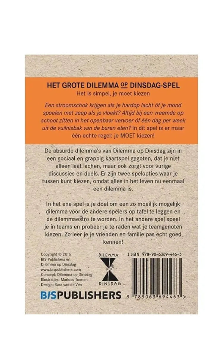 Bis Publishers Dilemma op Dinsdag