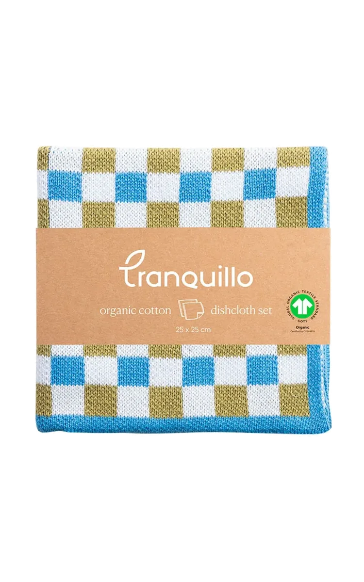 TRANQUILLO Dishcloth Check
