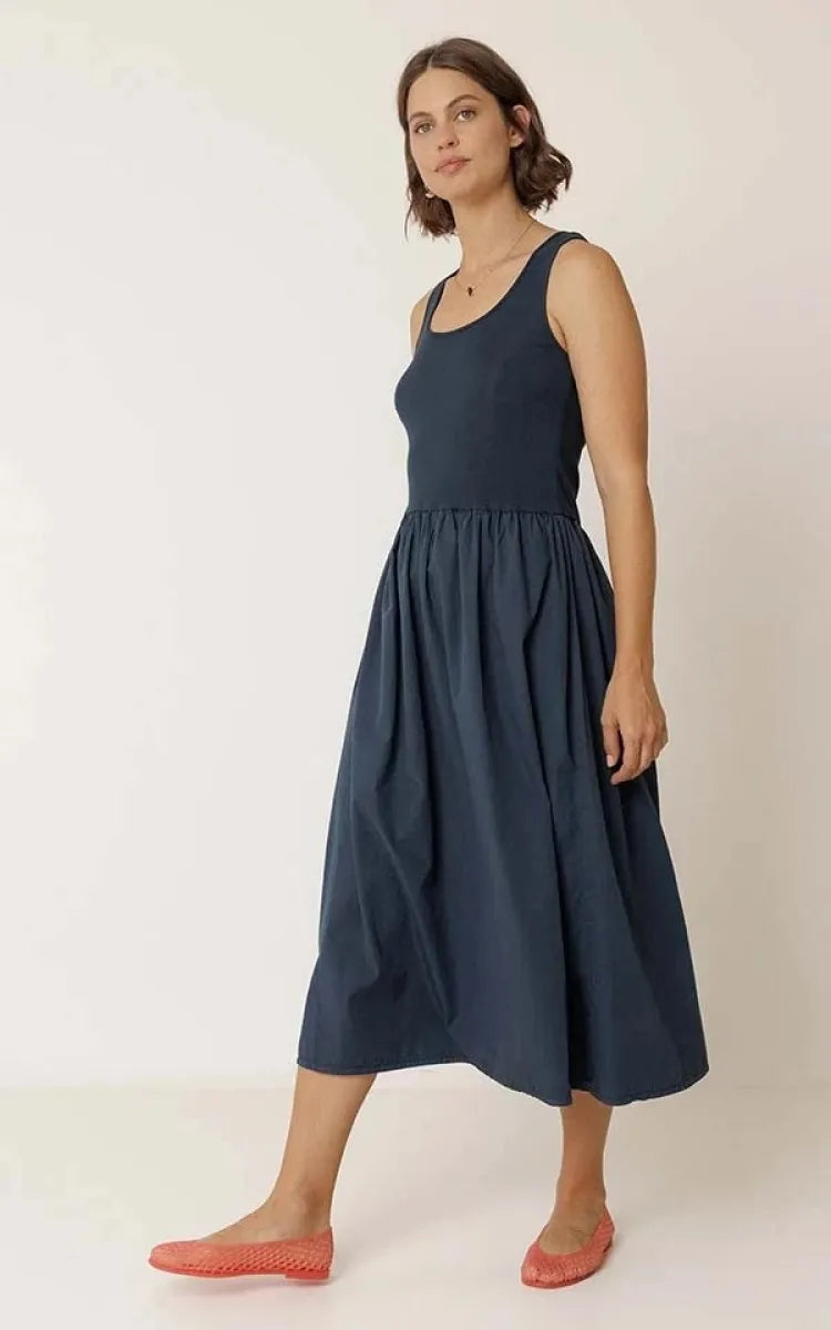 indi & cold Dress Combination Poplin