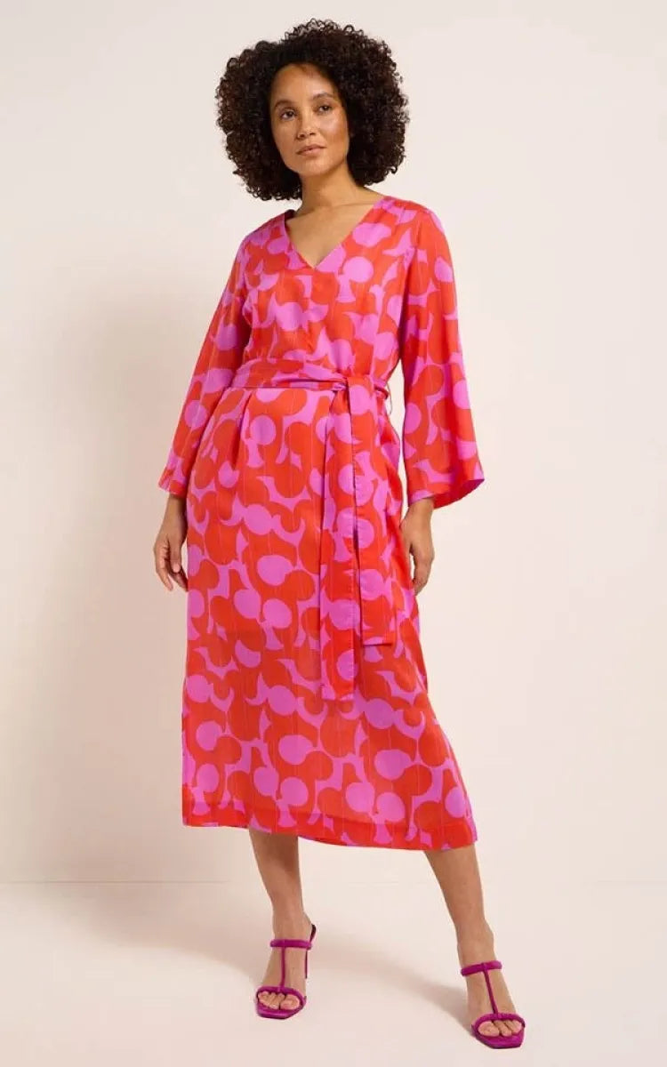 Lanius Dress Graphic Dots Midi