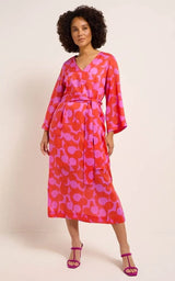 Jurk Graphic Dots Midi