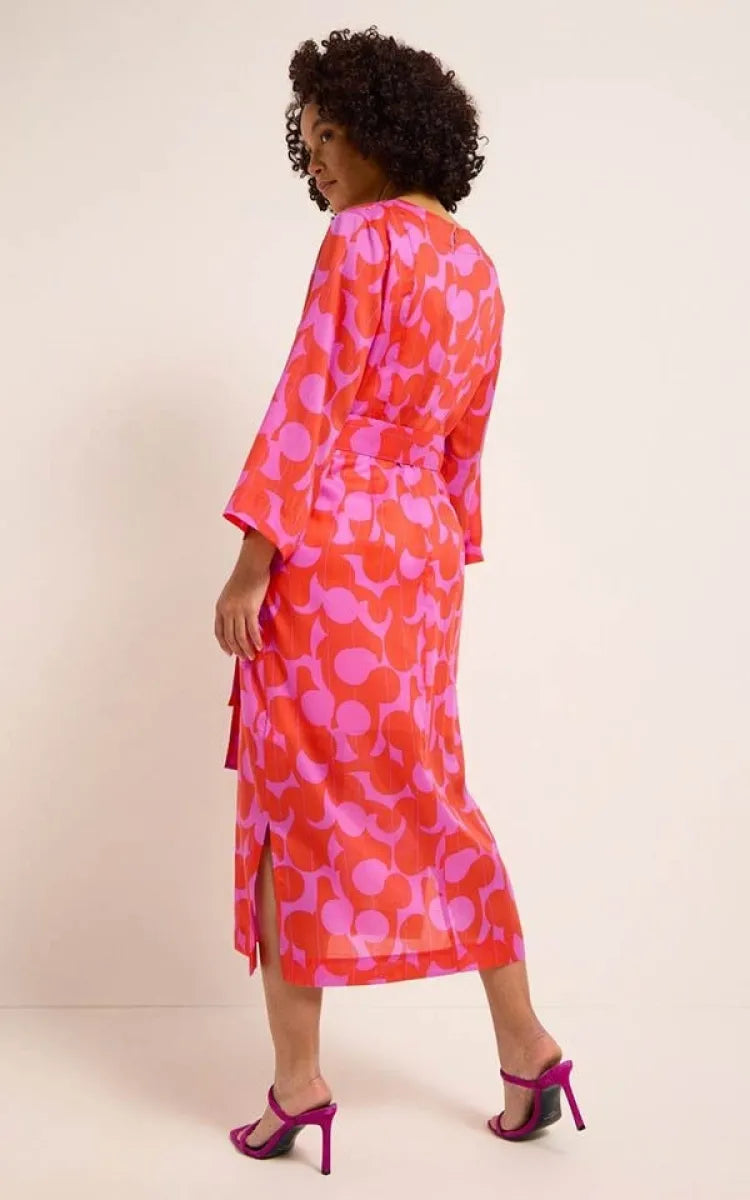 Lanius Dress Graphic Dots Midi