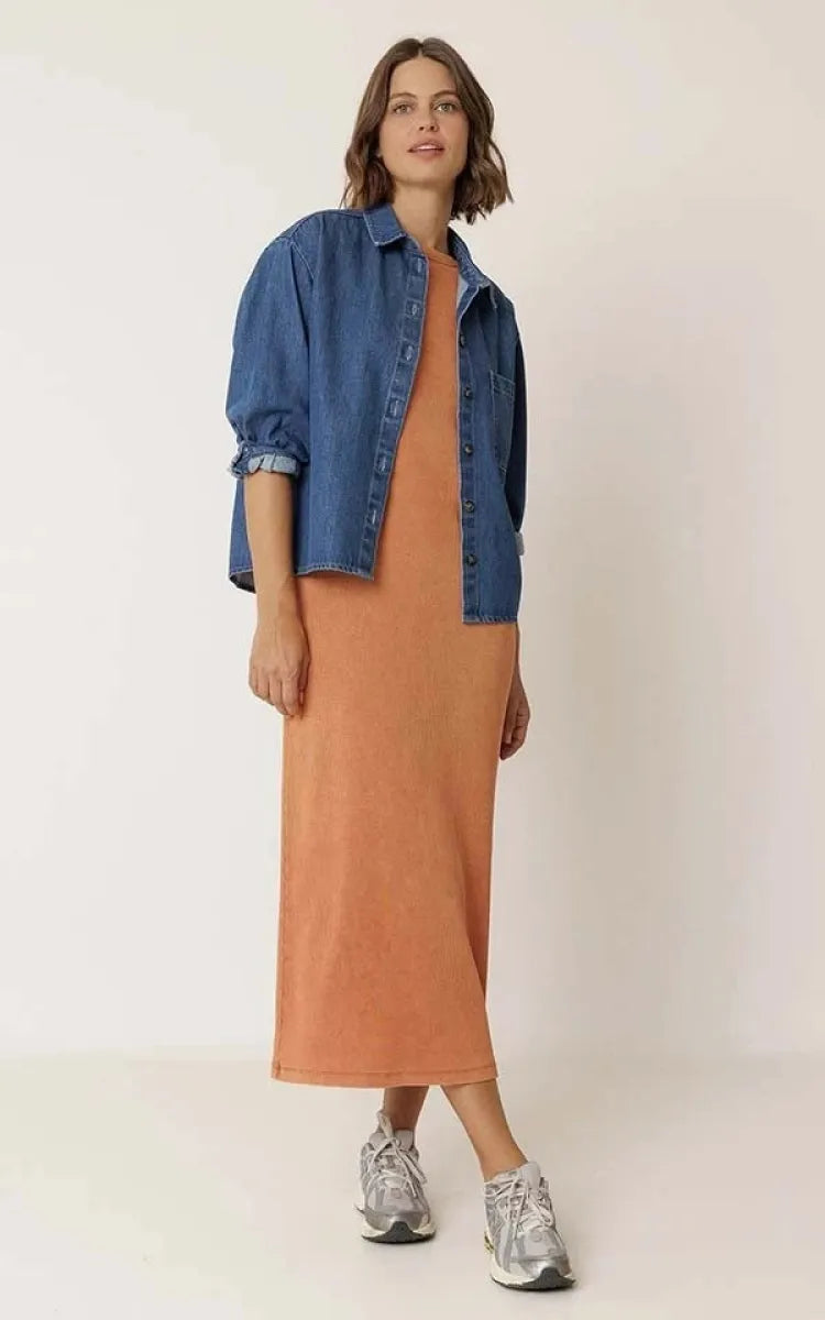 indi & cold Dress Maxi