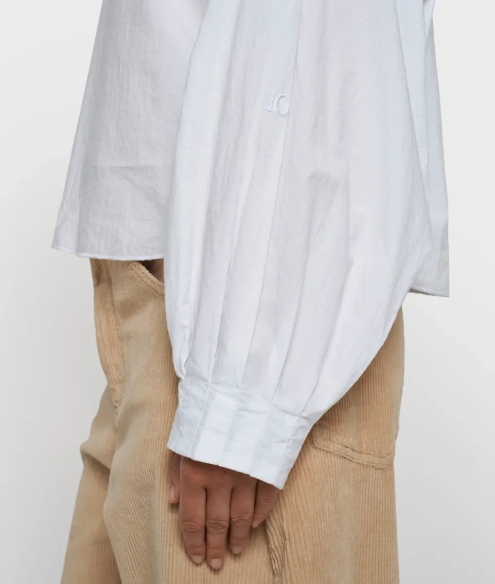 10DAYS Blouse Boatneck Poplin