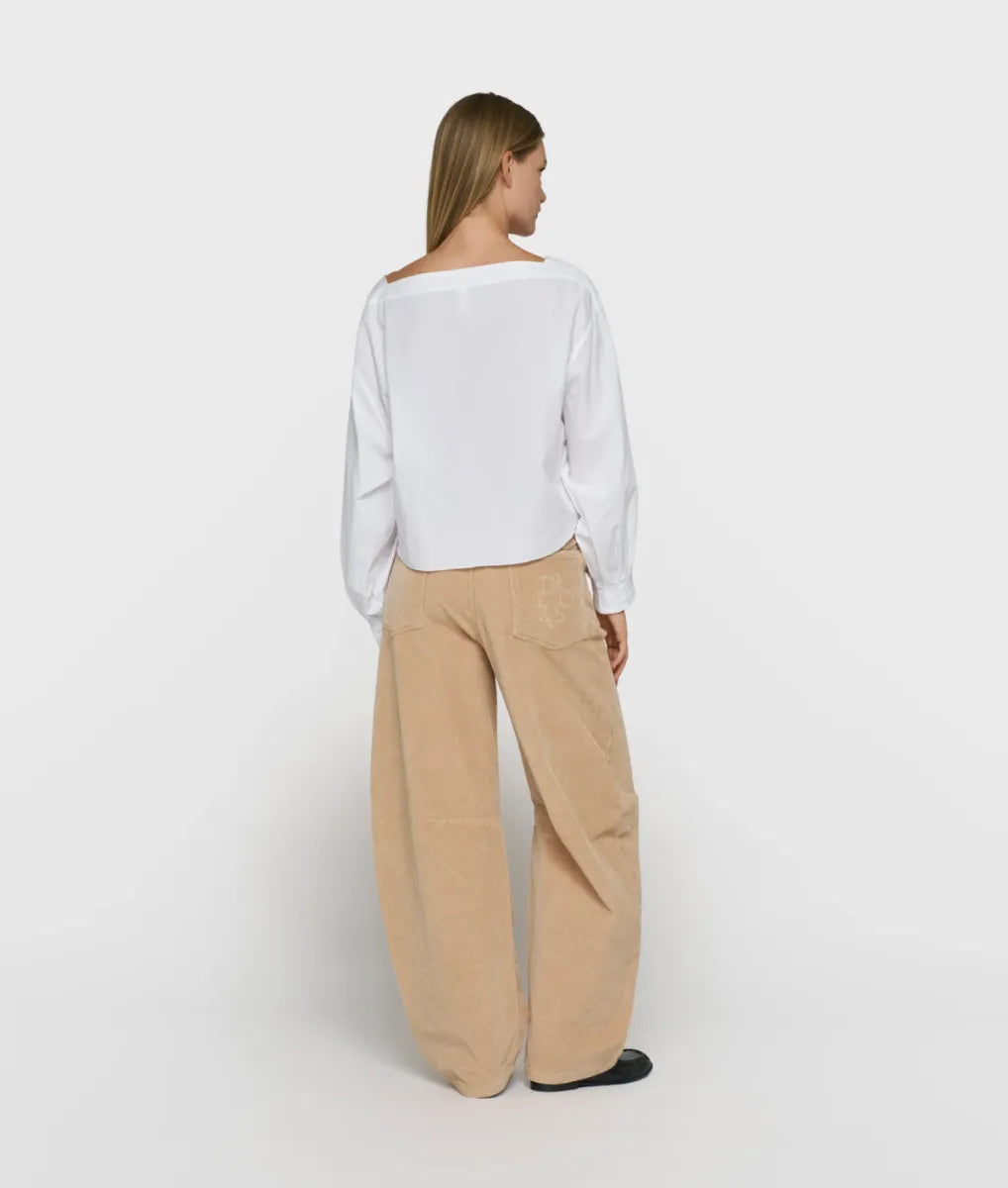 10DAYS Blouse Boatneck Poplin