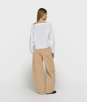 10DAYS Blouse Boatneck Poplin