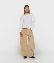 10DAYS Blouse Boatneck Poplin