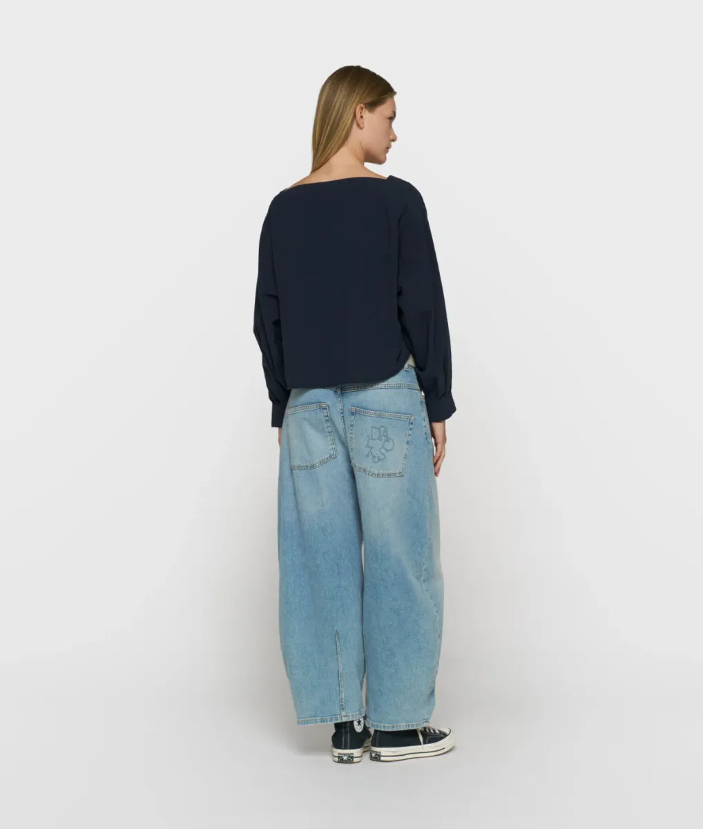 10DAYS Blouse Boatneck Poplin