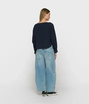 10DAYS Blouse Boatneck Poplin