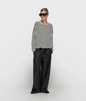 10DAYS Long Sleeve Tee Modal Stripes