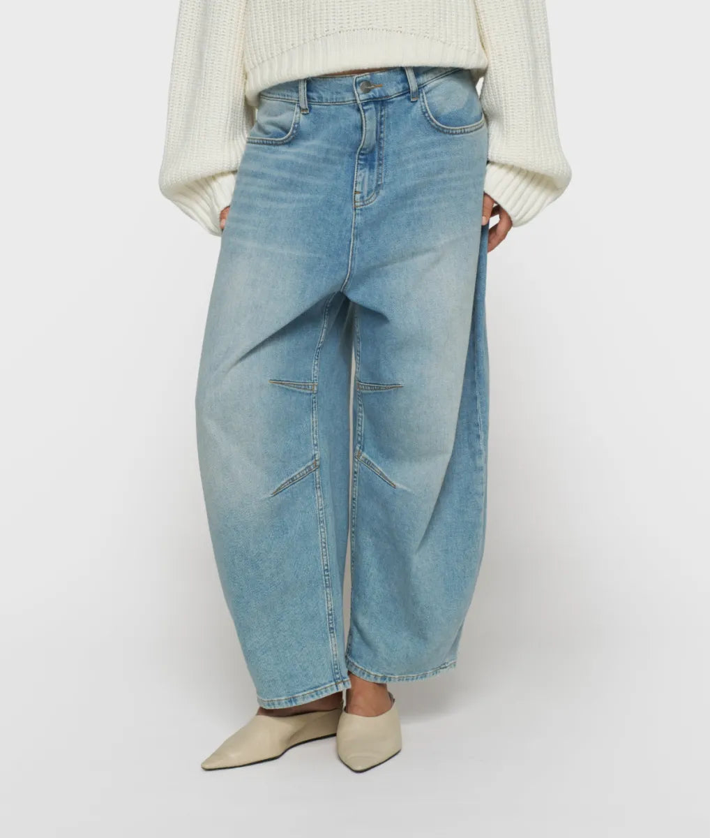 10 Days Wide Tapered Denim Pants