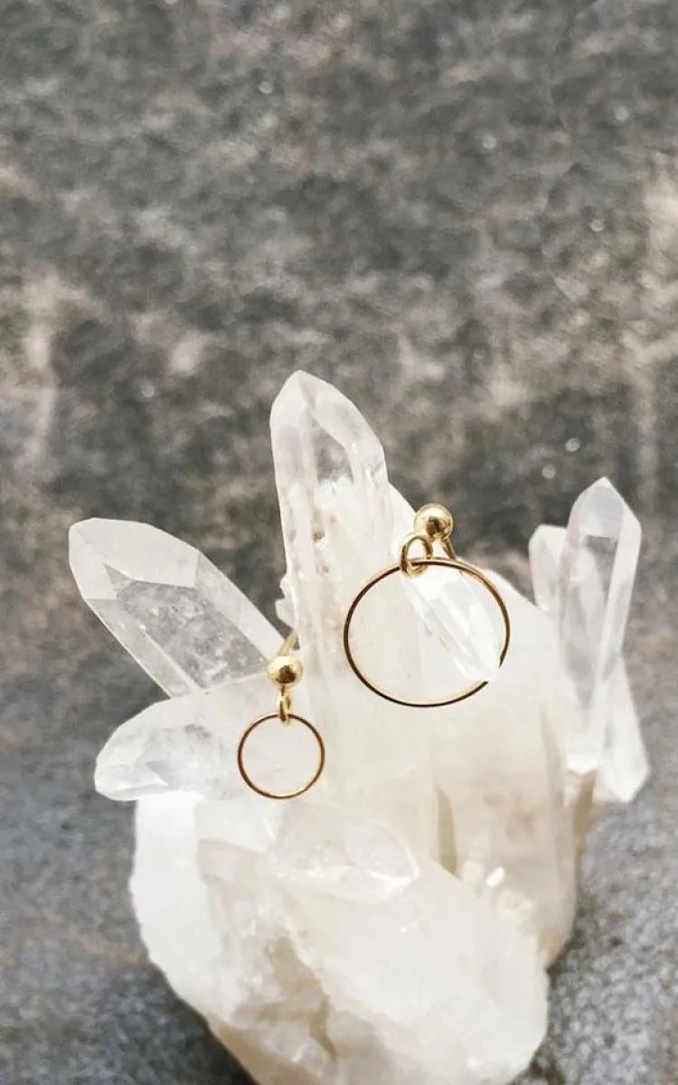 Essyello Earrings Big Small Circle