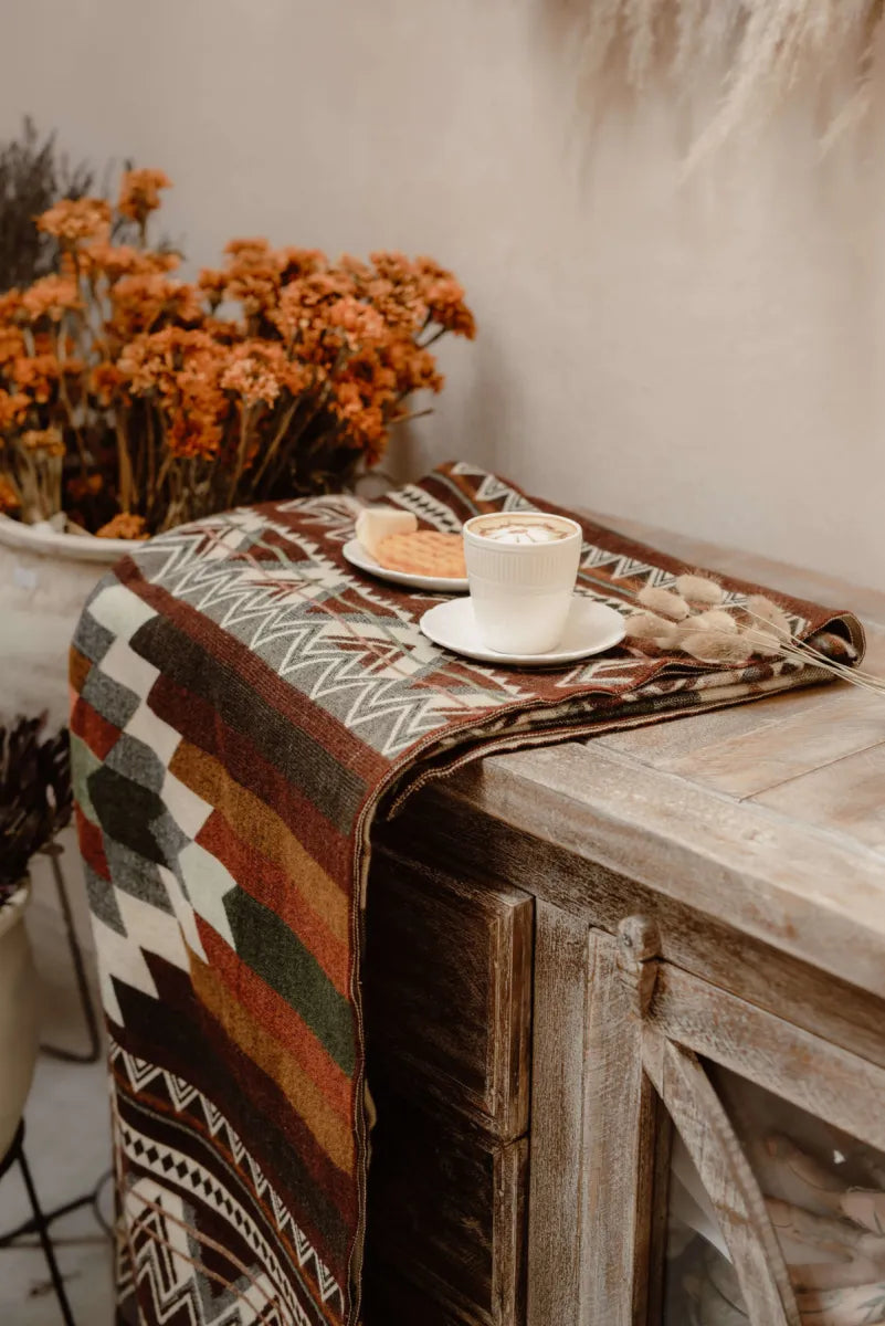Ecuafina Plaid Alpaca Native Antisana
