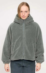 Mazine Jacket Hooded Faux-Fur