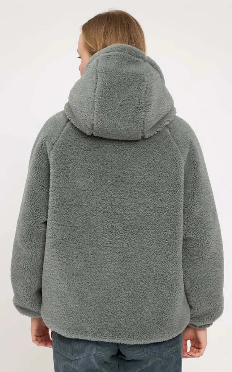 Mazine Jacket Hooded Faux-Fur