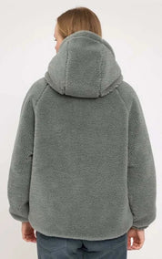 Mazine Jacket Hooded Faux-Fur