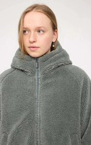 Mazine Jacket Hooded Faux-Fur