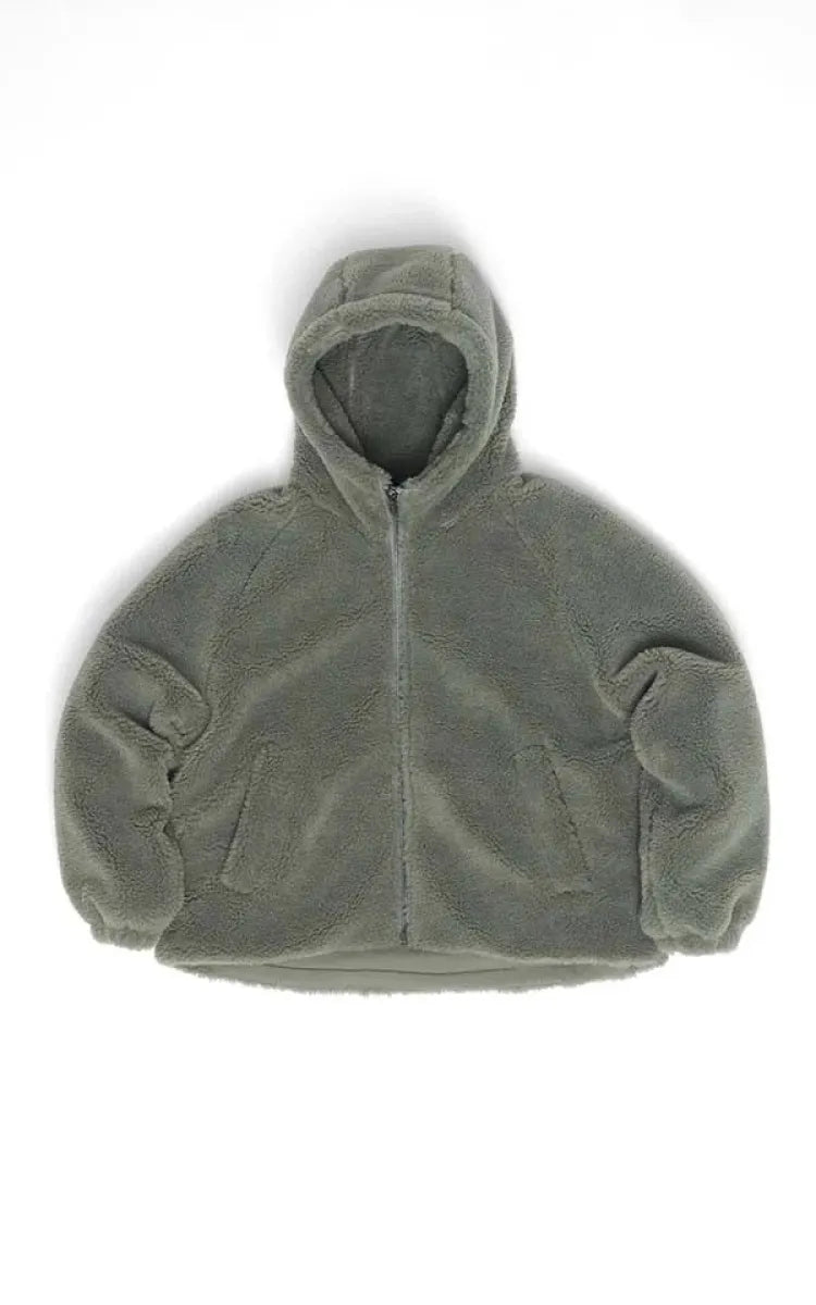 Mazine Jacket Hooded Faux-Fur