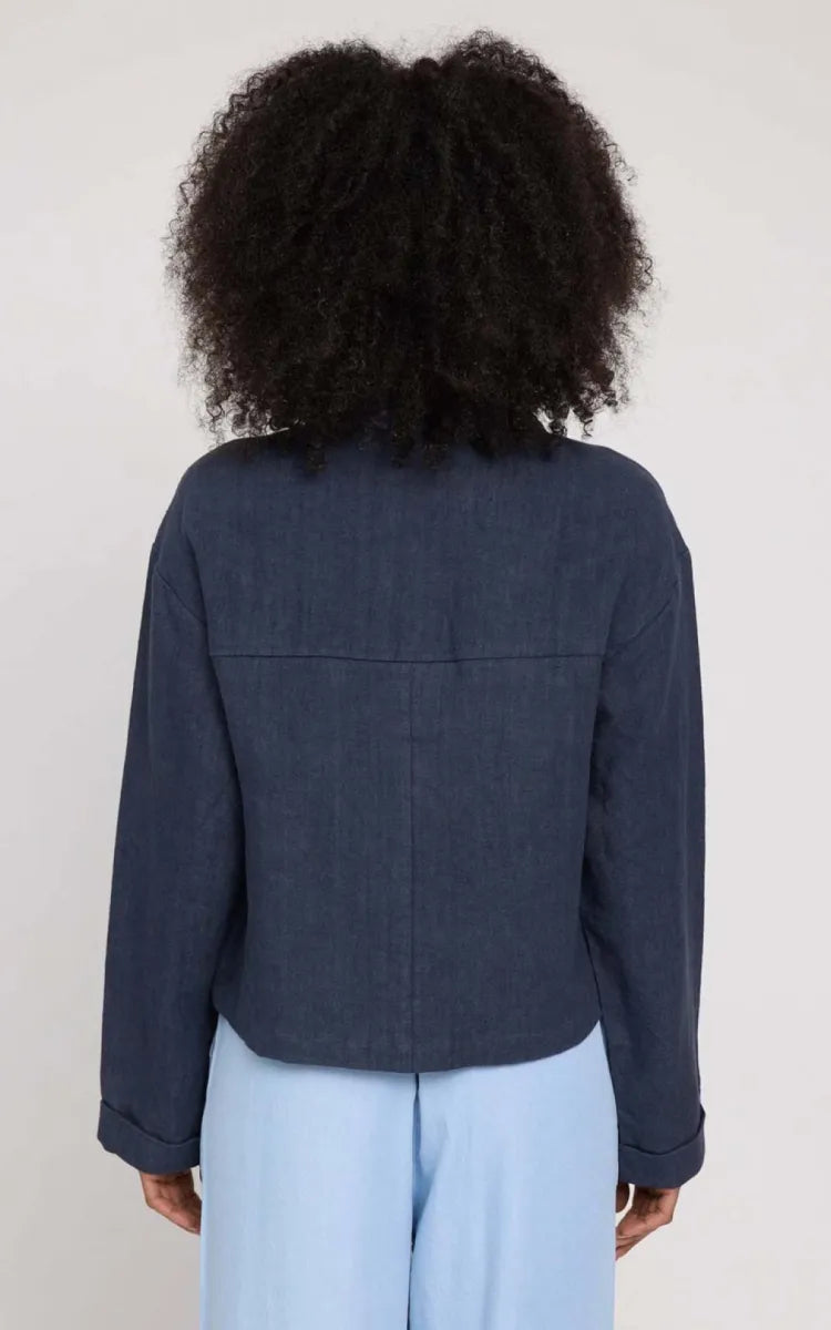 Mazine Jacket Short Linen
