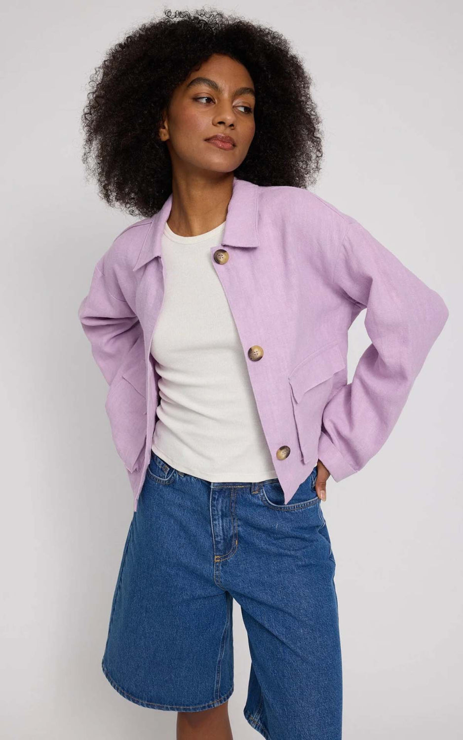 Jacket Short Linen