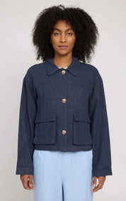 Mazine Jacket Short Linen