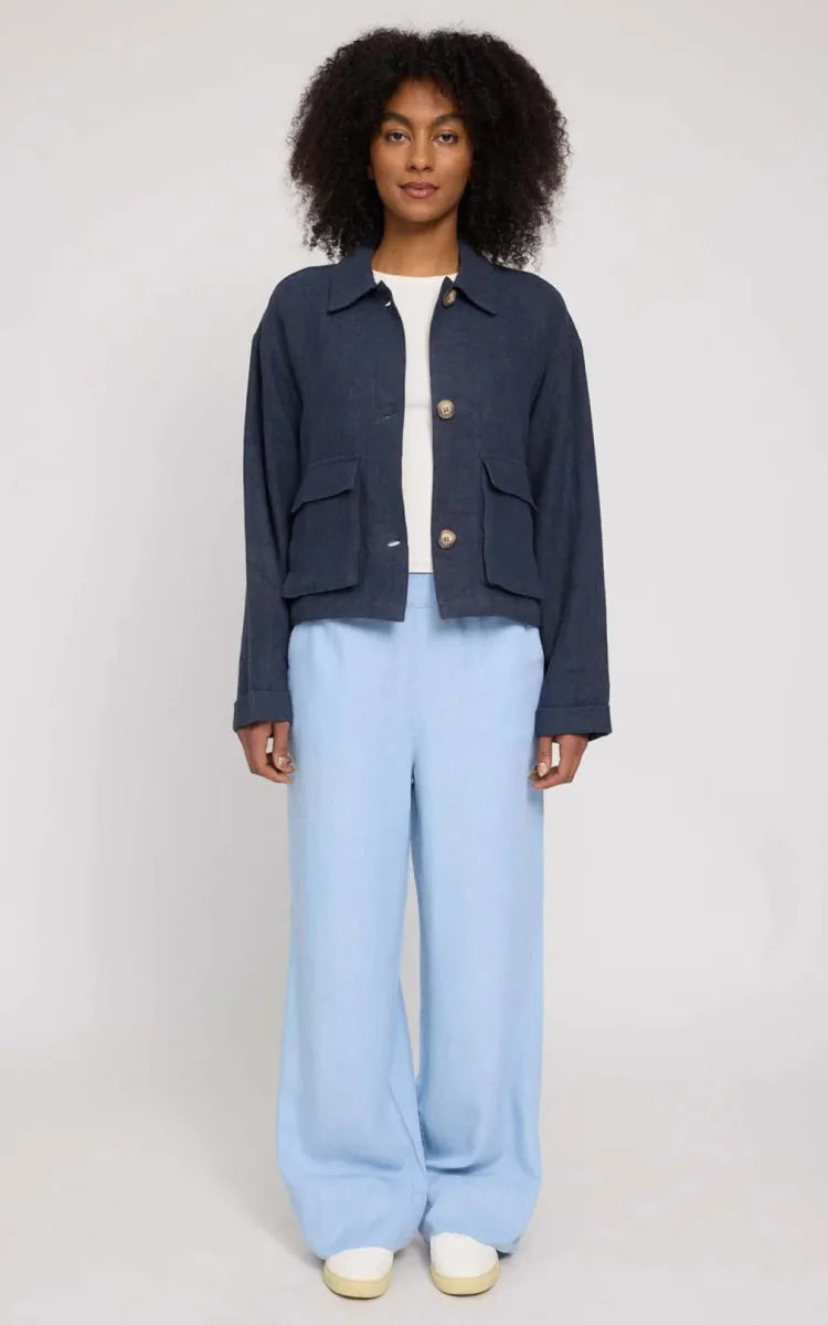 Mazine Jacket Short Linen