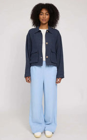 Mazine Jacket Short Linen