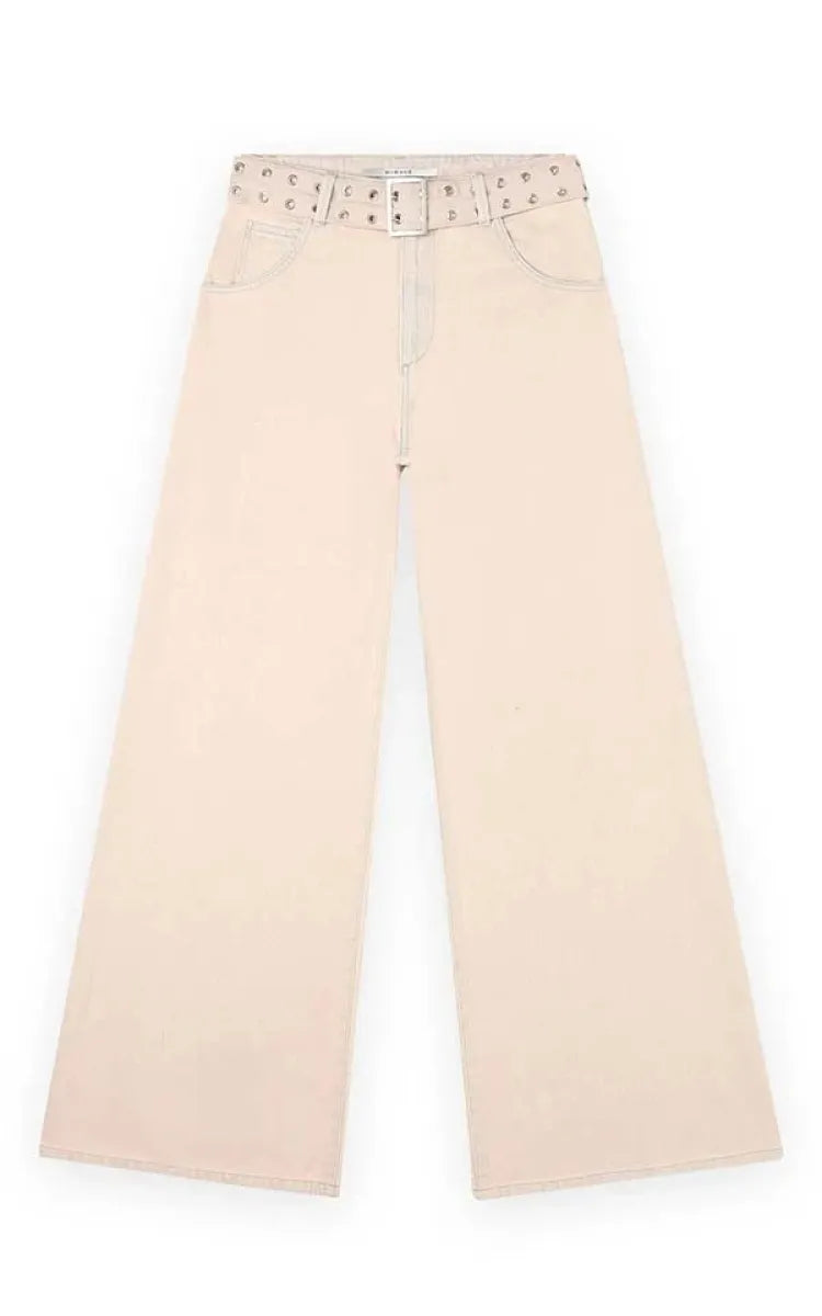 Homage Jeans Palazzo With Belt