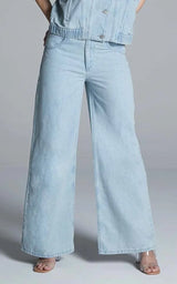 Jeans Straight Back Slits