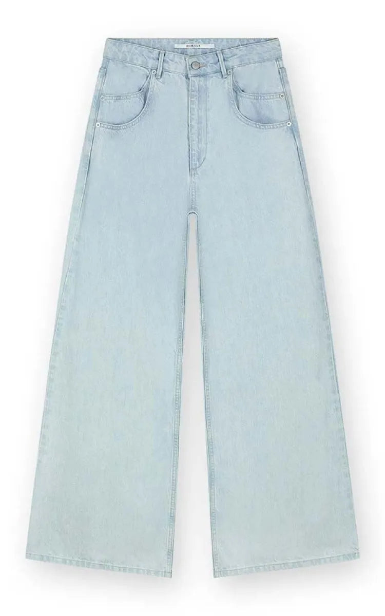 Homage Jeans Straight Back Slits