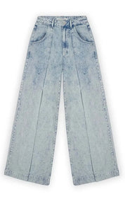 Homage Jeans Wide Leg with Pleat Detail