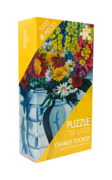 Vase With Flowers Against The Wall
