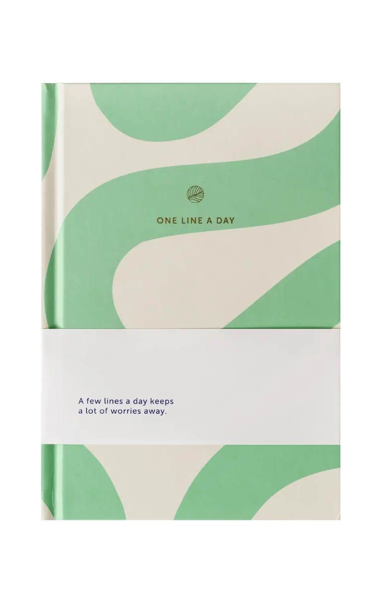 A-Journal Journal One Line A Day - Flow Mint