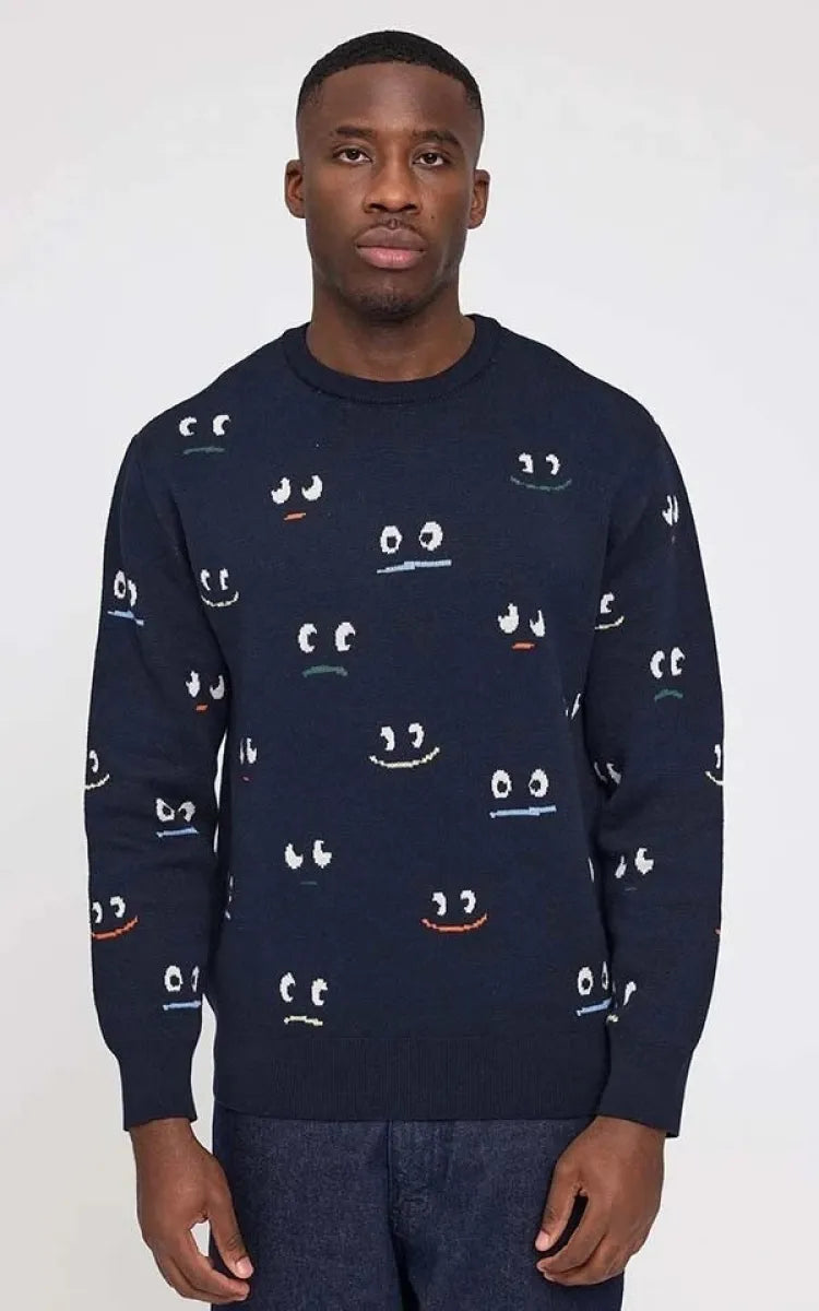 Mazine Jumper Knit Feelings Jacquard