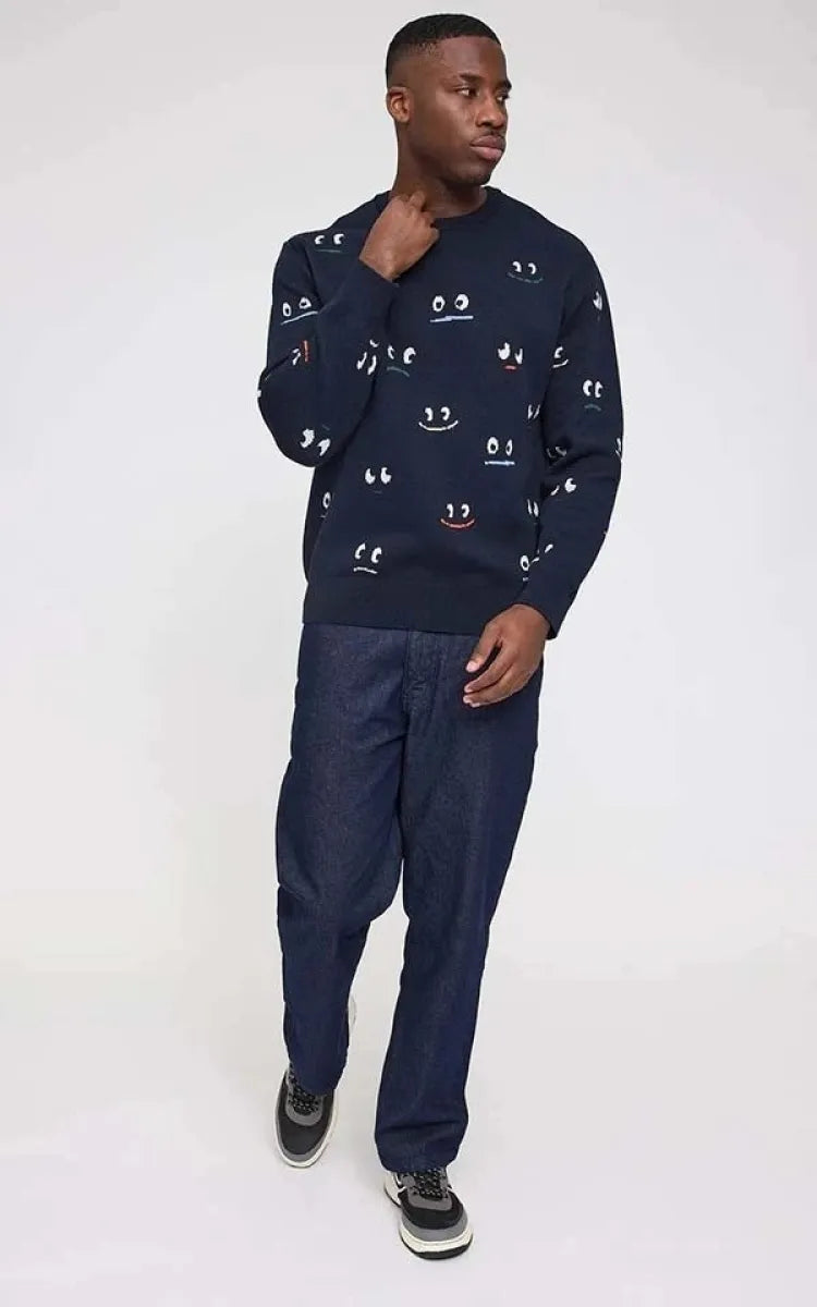 Mazine Jumper Knit Feelings Jacquard